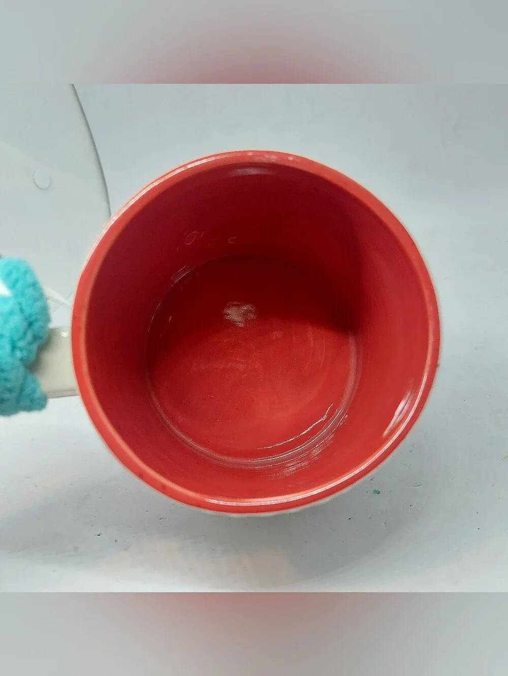 Anthropologie Mug Mitten Glove Christmas Design Letter 